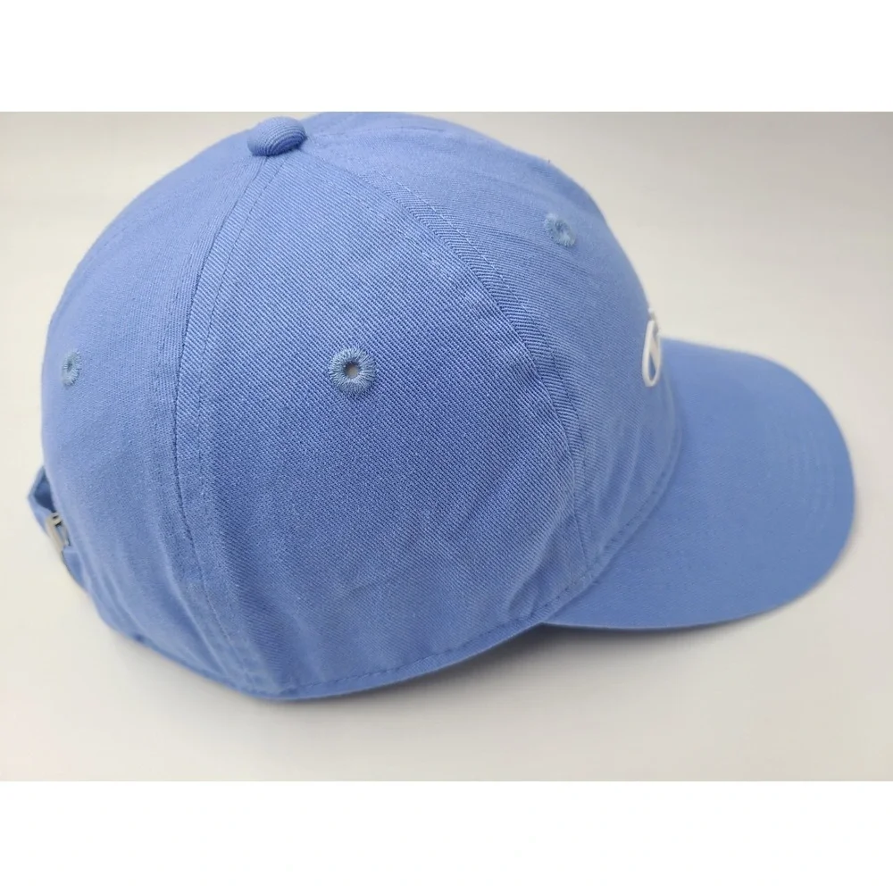 Women Champion Brand Strapback Adjustable Hat Cap Cotton Casual Sport Blue White